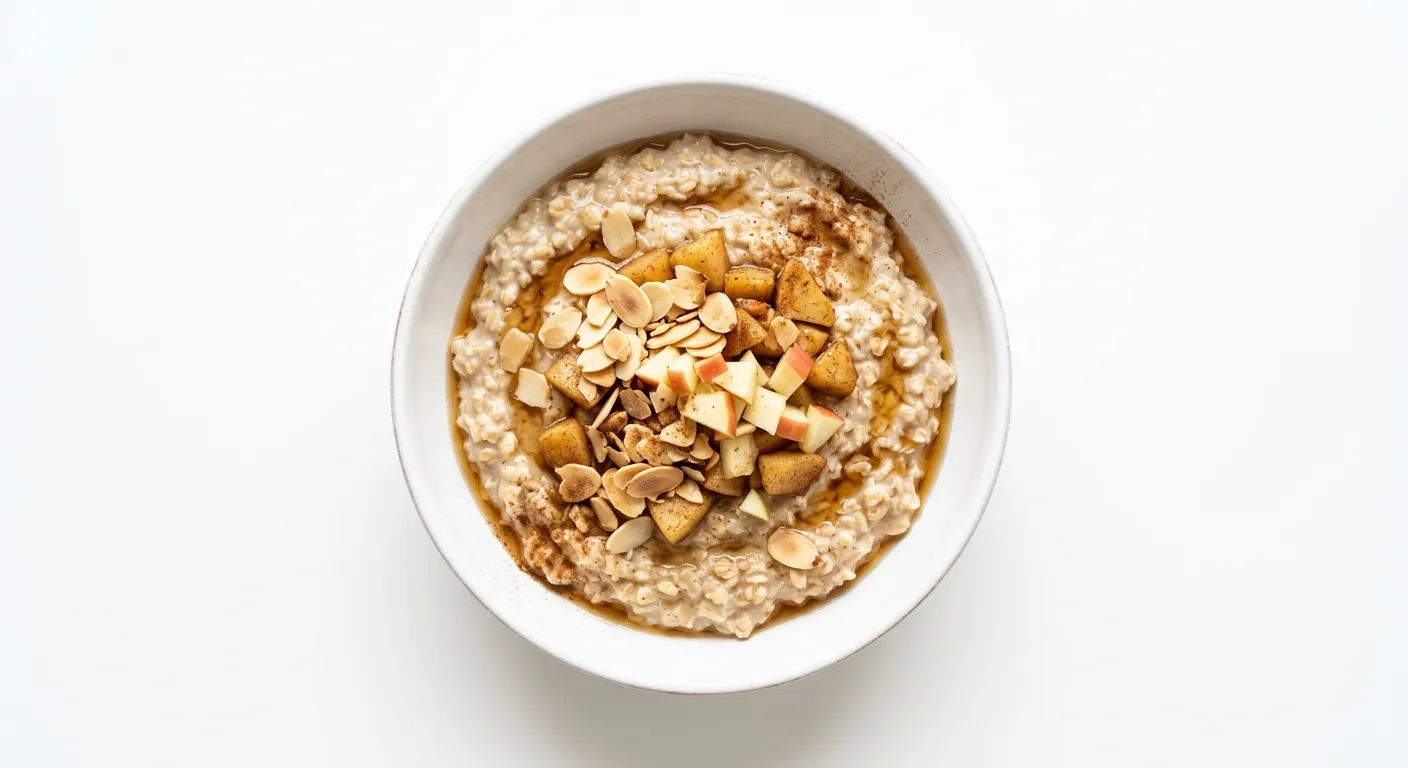 Autumn Apple and Almond Porridge