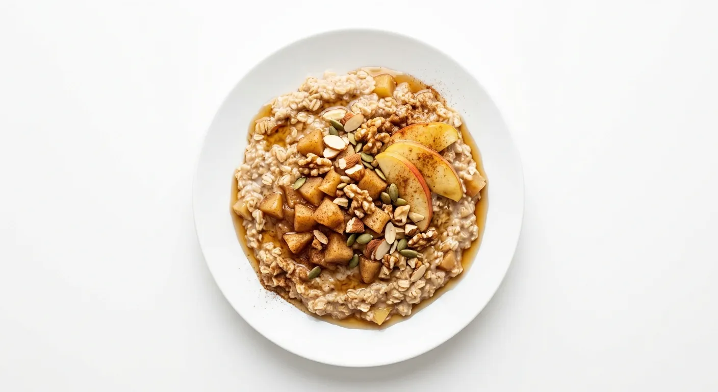 Autumn Apple and Cinnamon Porridge