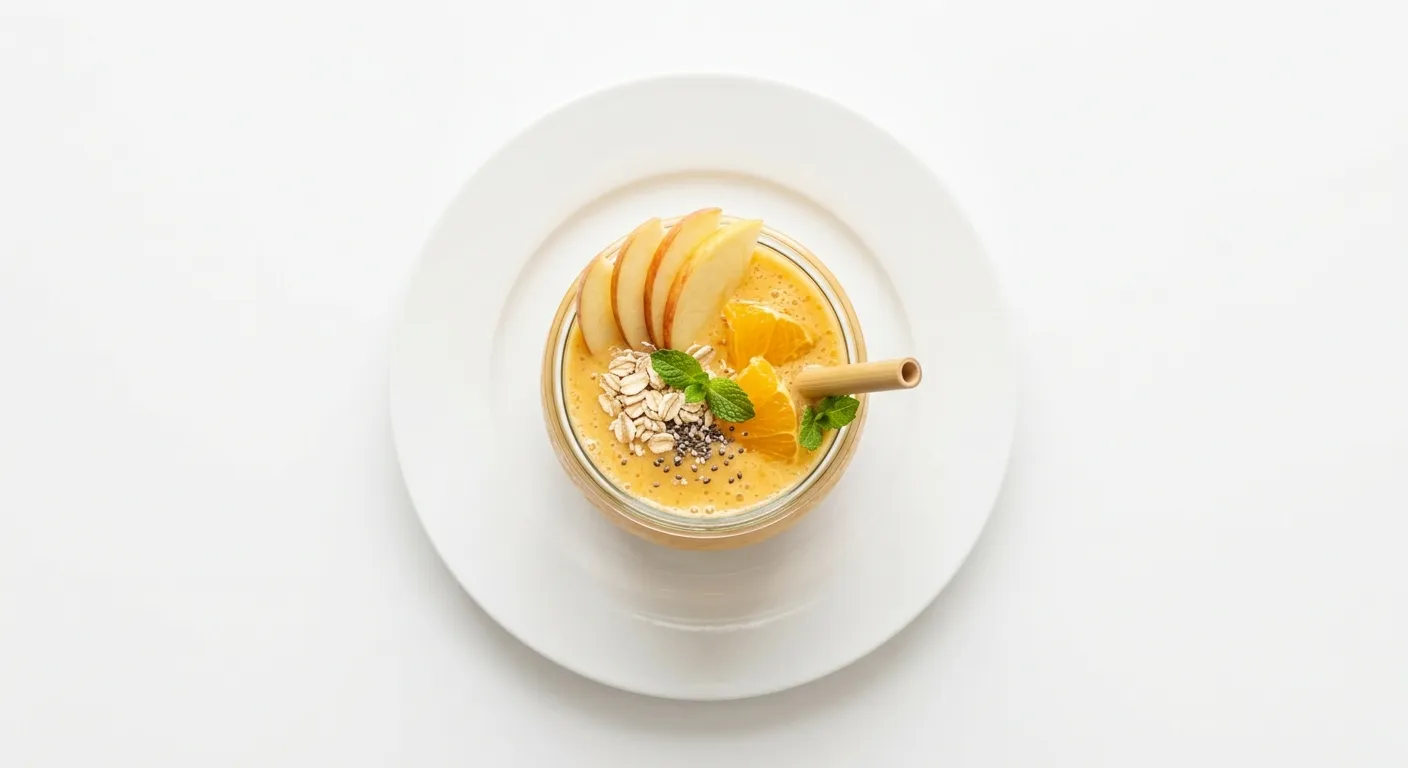 Apple and Orange Breakfast Smoothie
