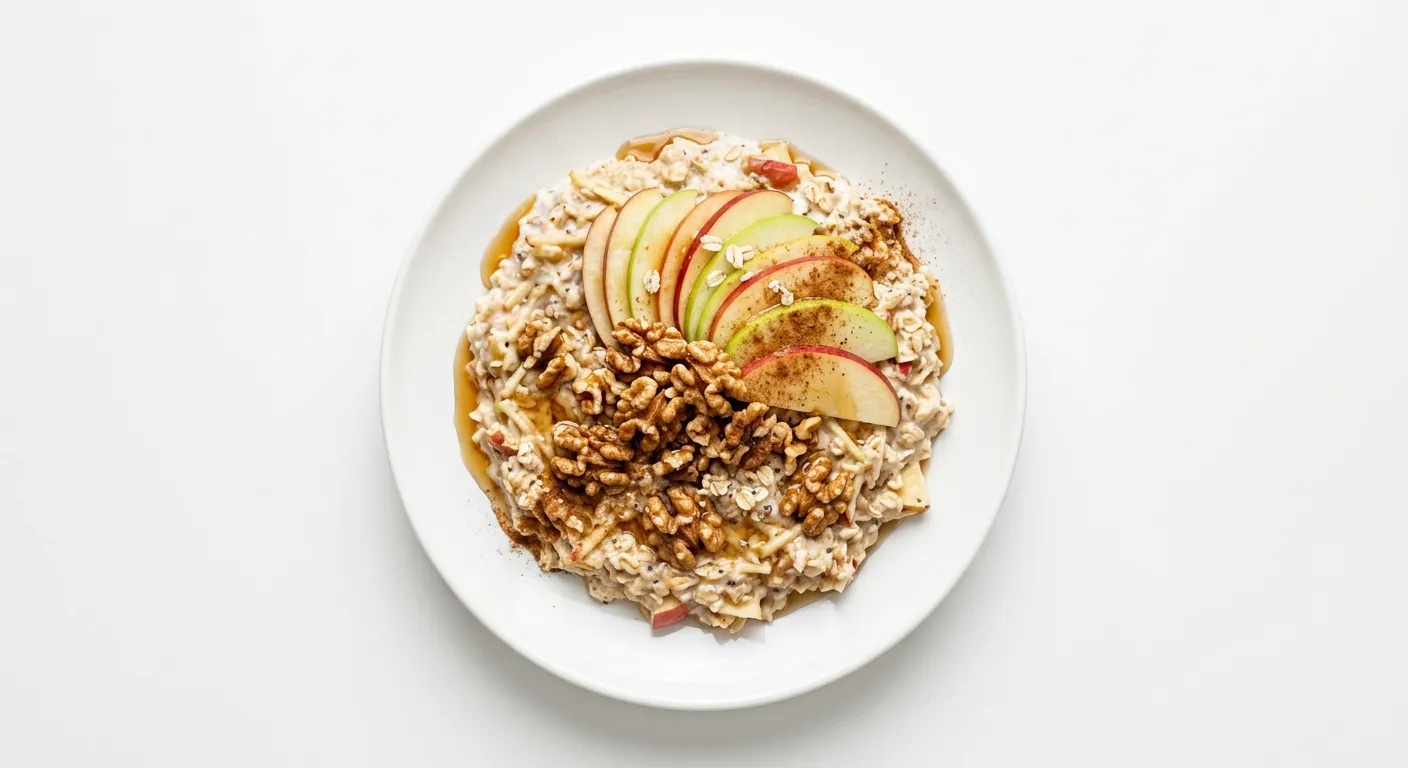 Autumn Apple and Walnut Overnight Oats