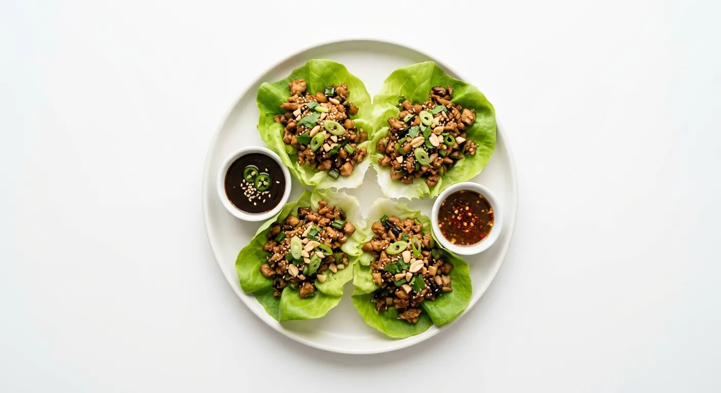Asian Chicken Lettuce Wraps
