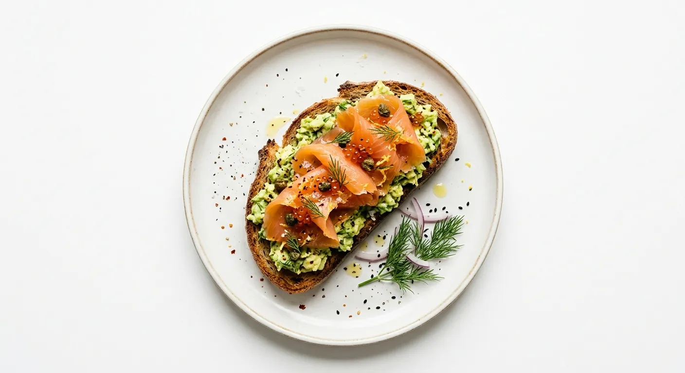 Autumnal Smoked Salmon and Avocado Toast