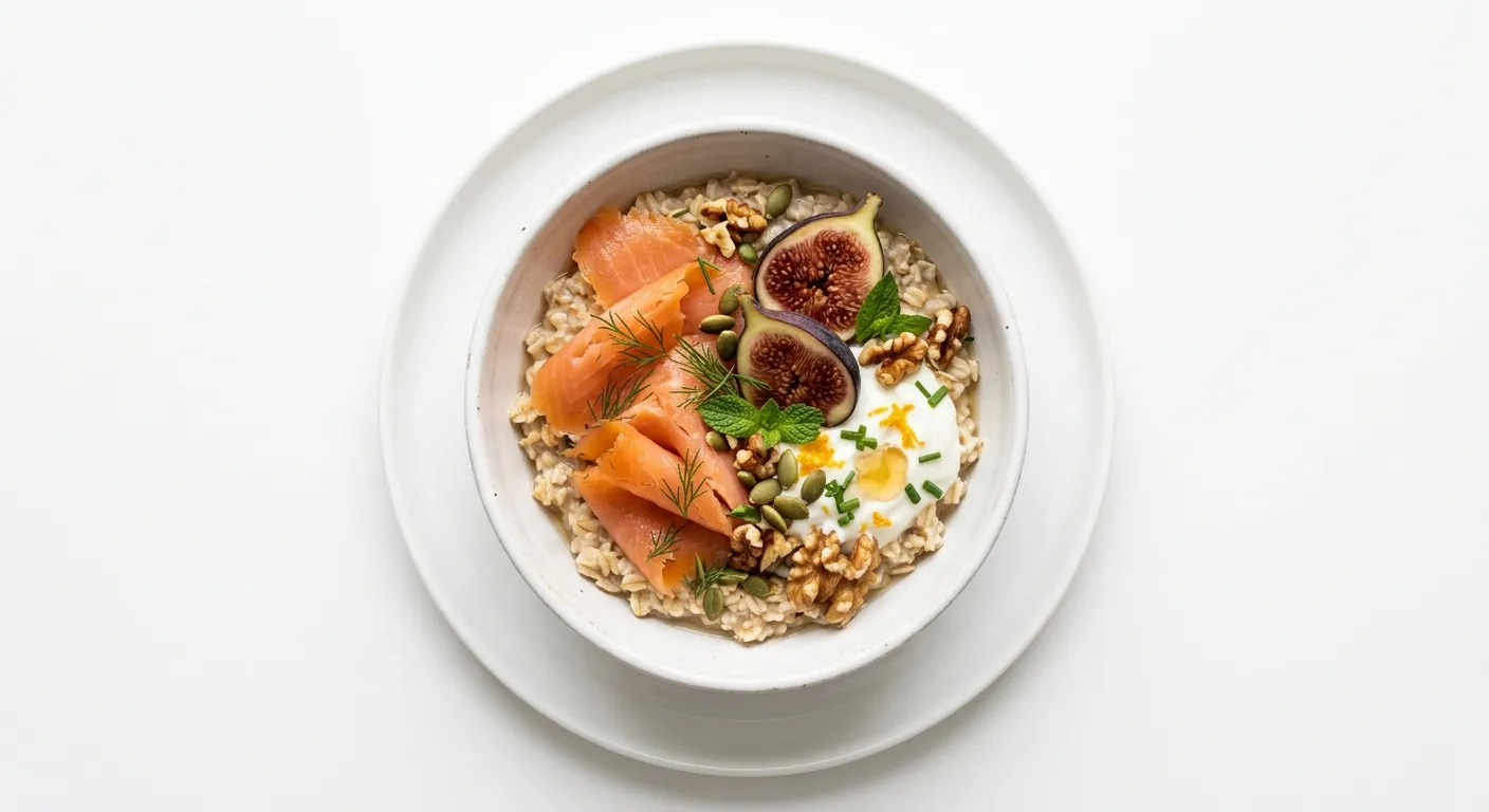 Autumnal Smoked Salmon and Fig Breakfast Bowl