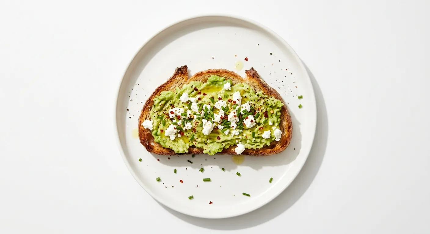 Avocado and Cheese Breakfast Toast