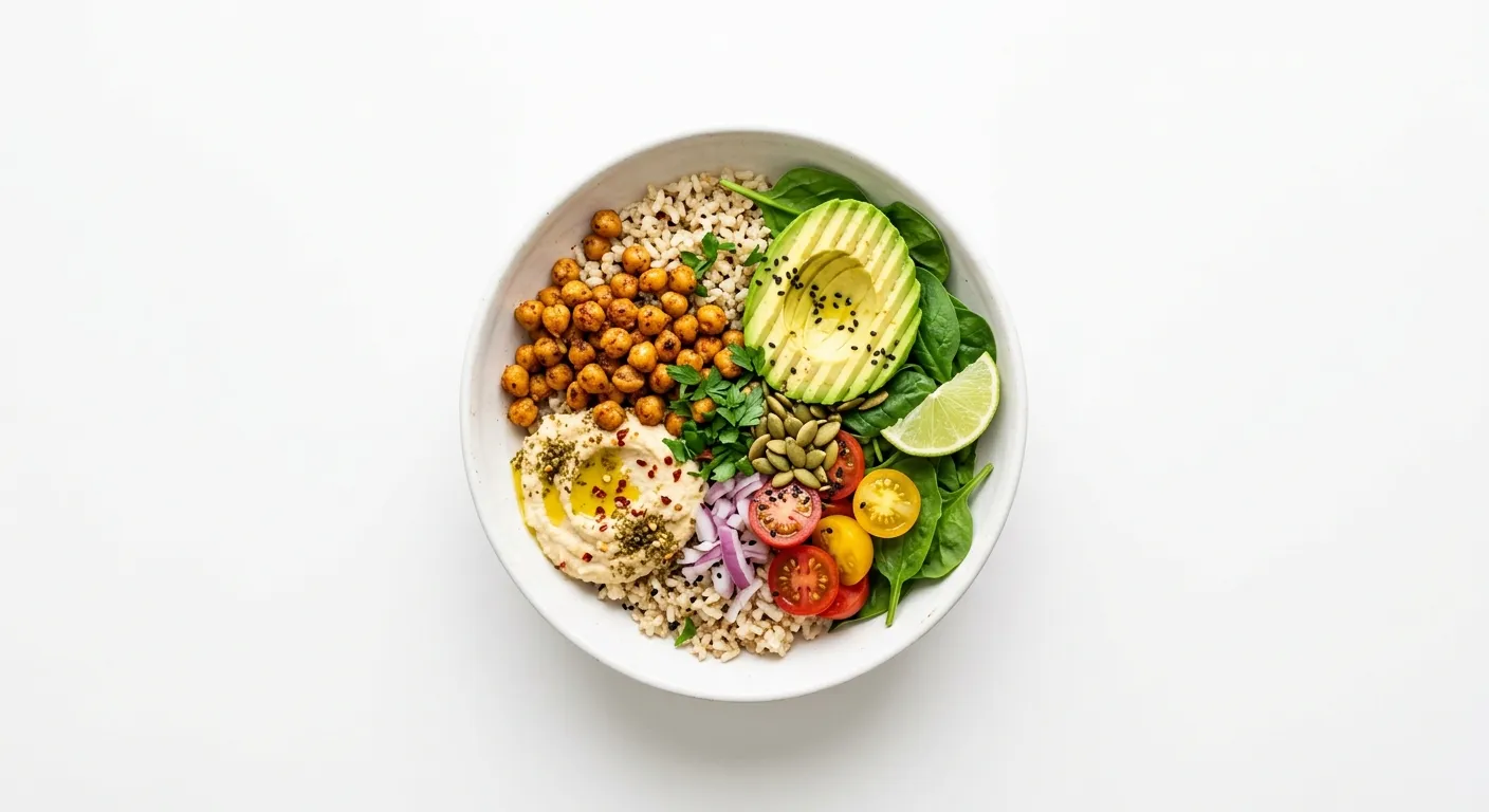 Spicy Avocado and Chickpea Breakfast Bowl