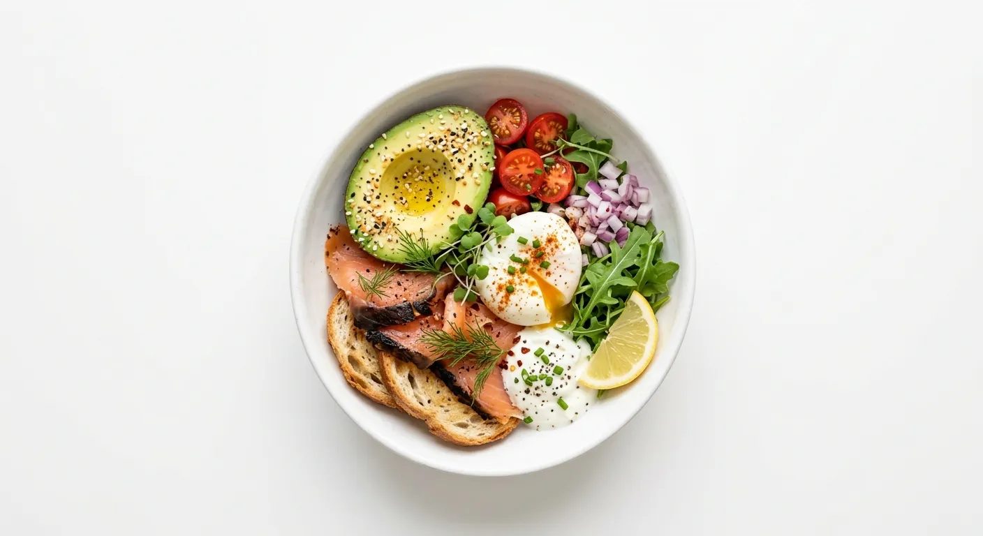Avocado and Smoked Salmon Breakfast Bowl