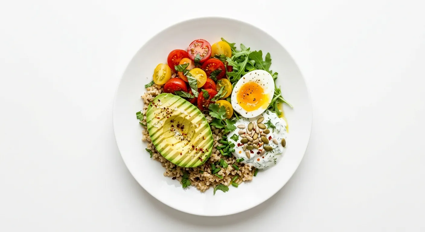 Spicy Avocado and Tomato Breakfast Bowl