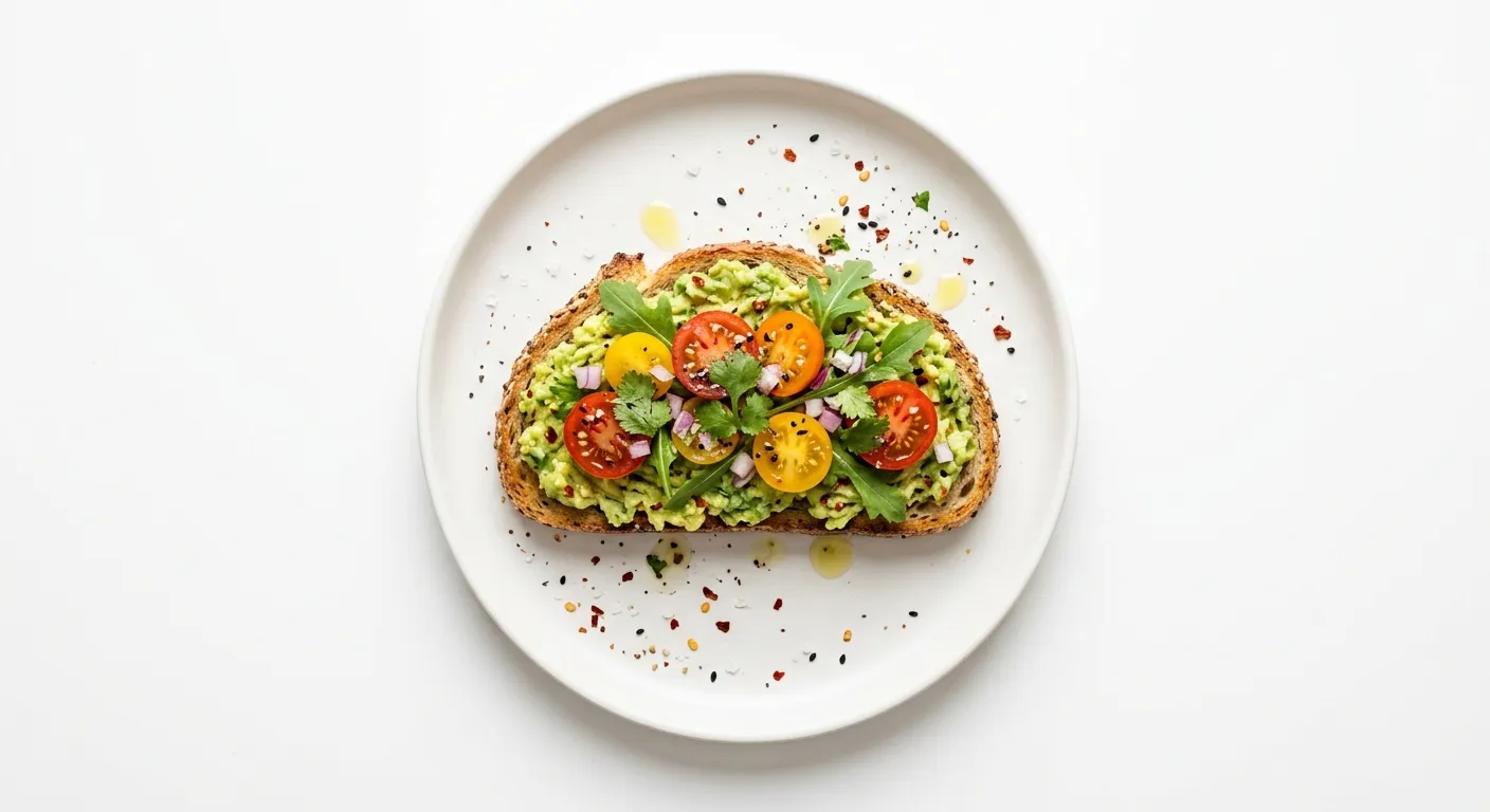 Avocado and Tomato Breakfast Toast