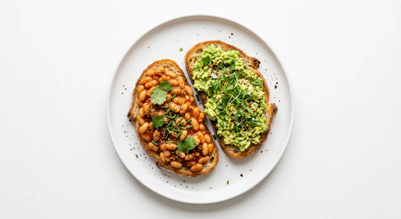 Baked Beans and Avocado Toast