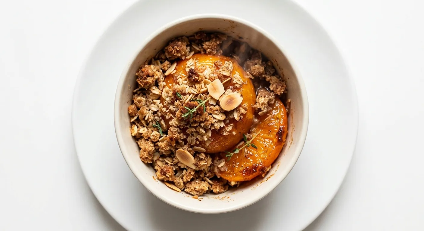 Baked Clementine with Spiced Crumble