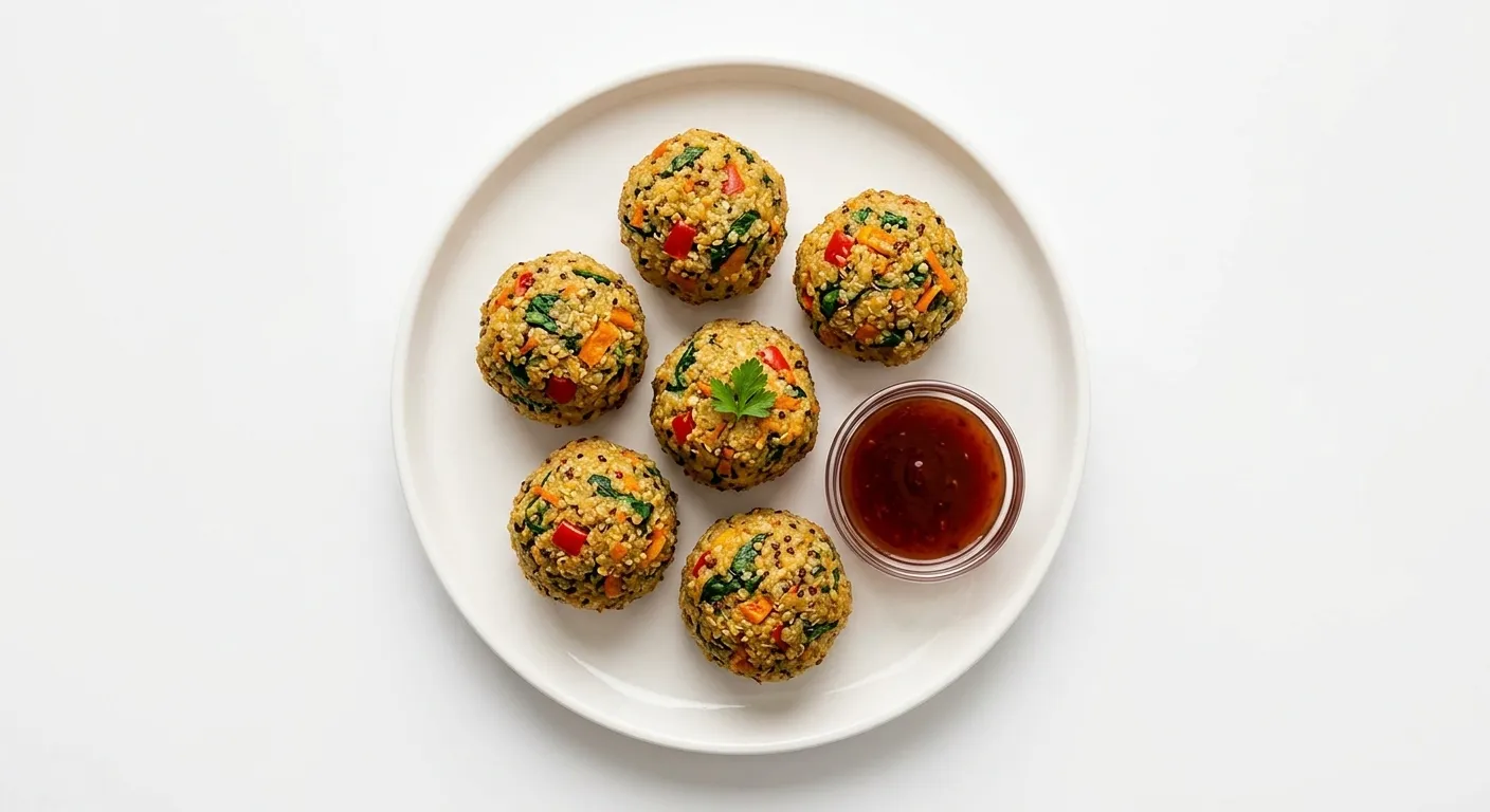 Baked Quinoa Veggie Balls