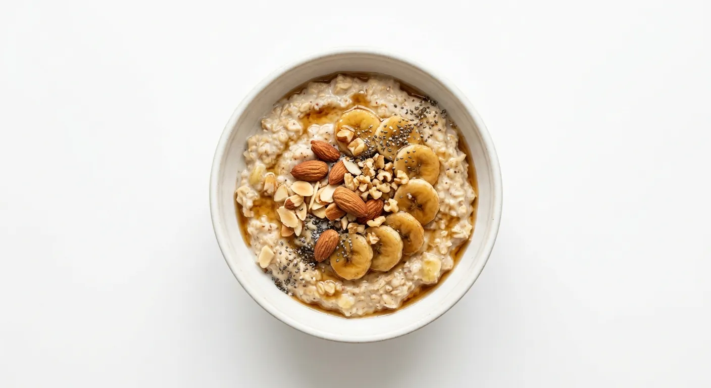 Spicy Banana Almond Porridge
