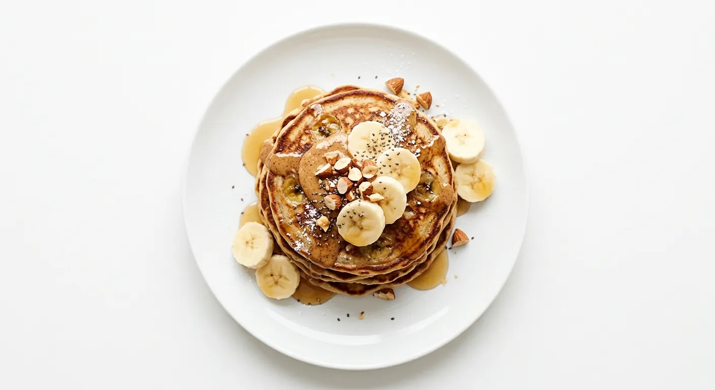 Banana and Almond Butter Pancakes