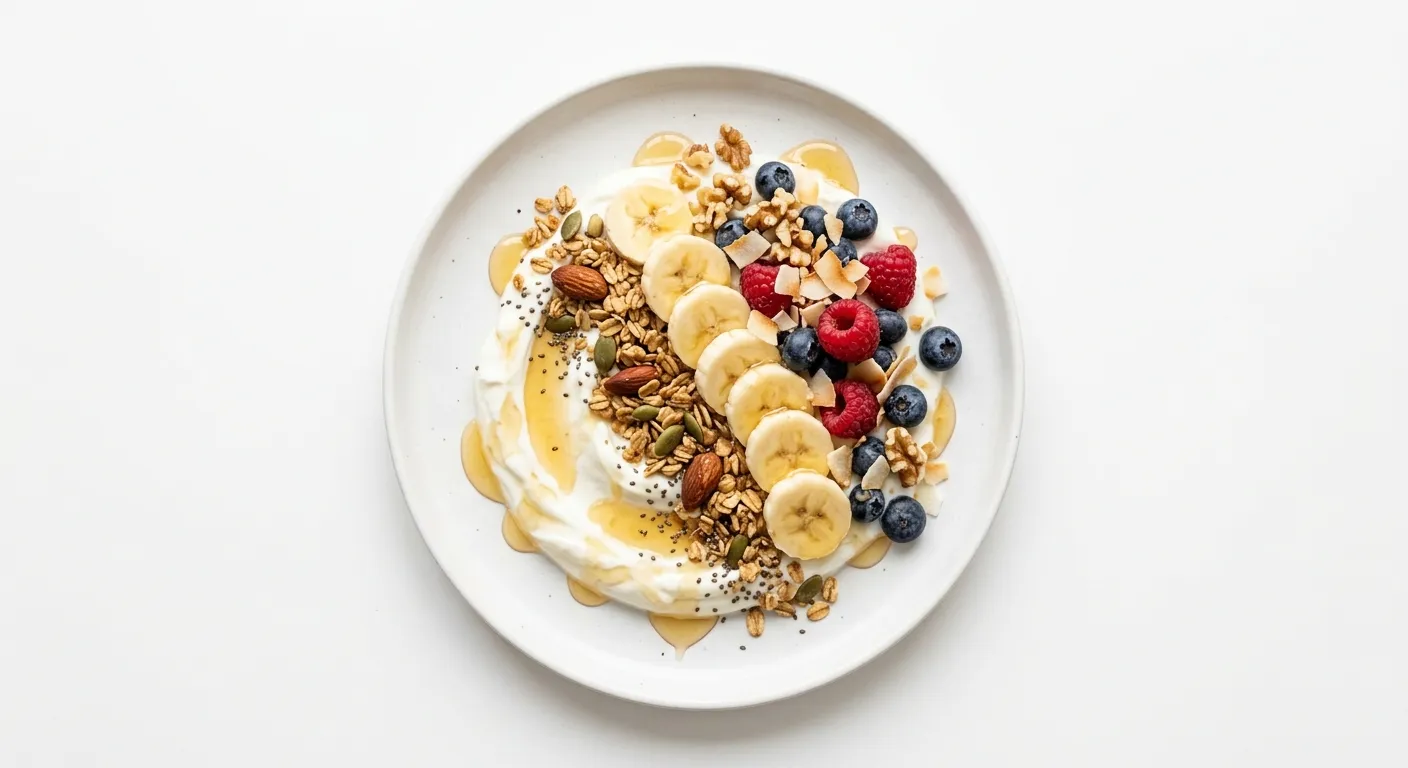 Banana and Honey Greek Yogurt Bowl