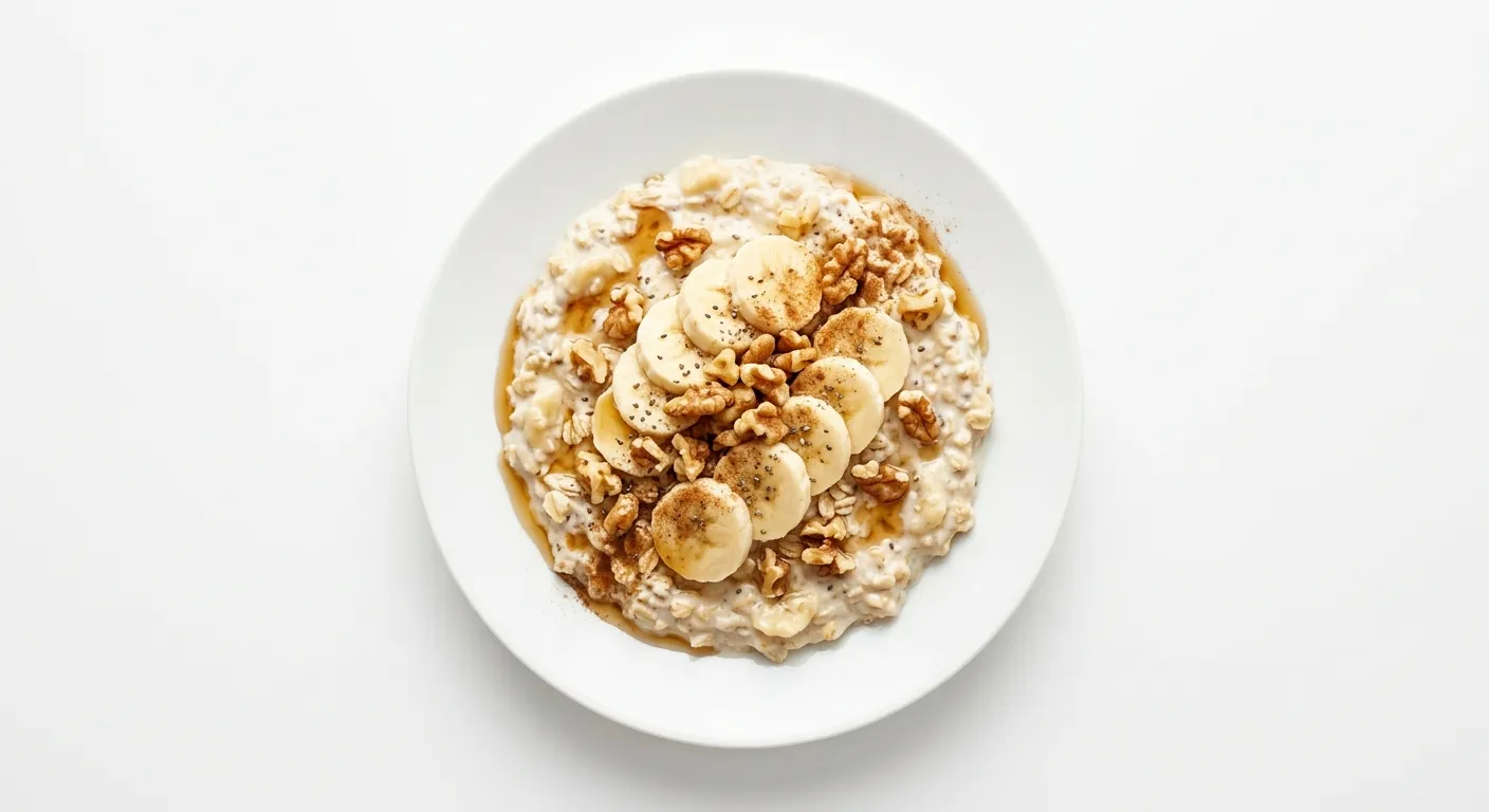 Banana and Walnut Overnight Oats