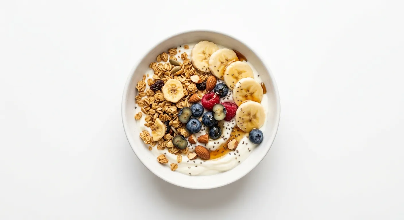 Banana Granola Yogurt Bowl