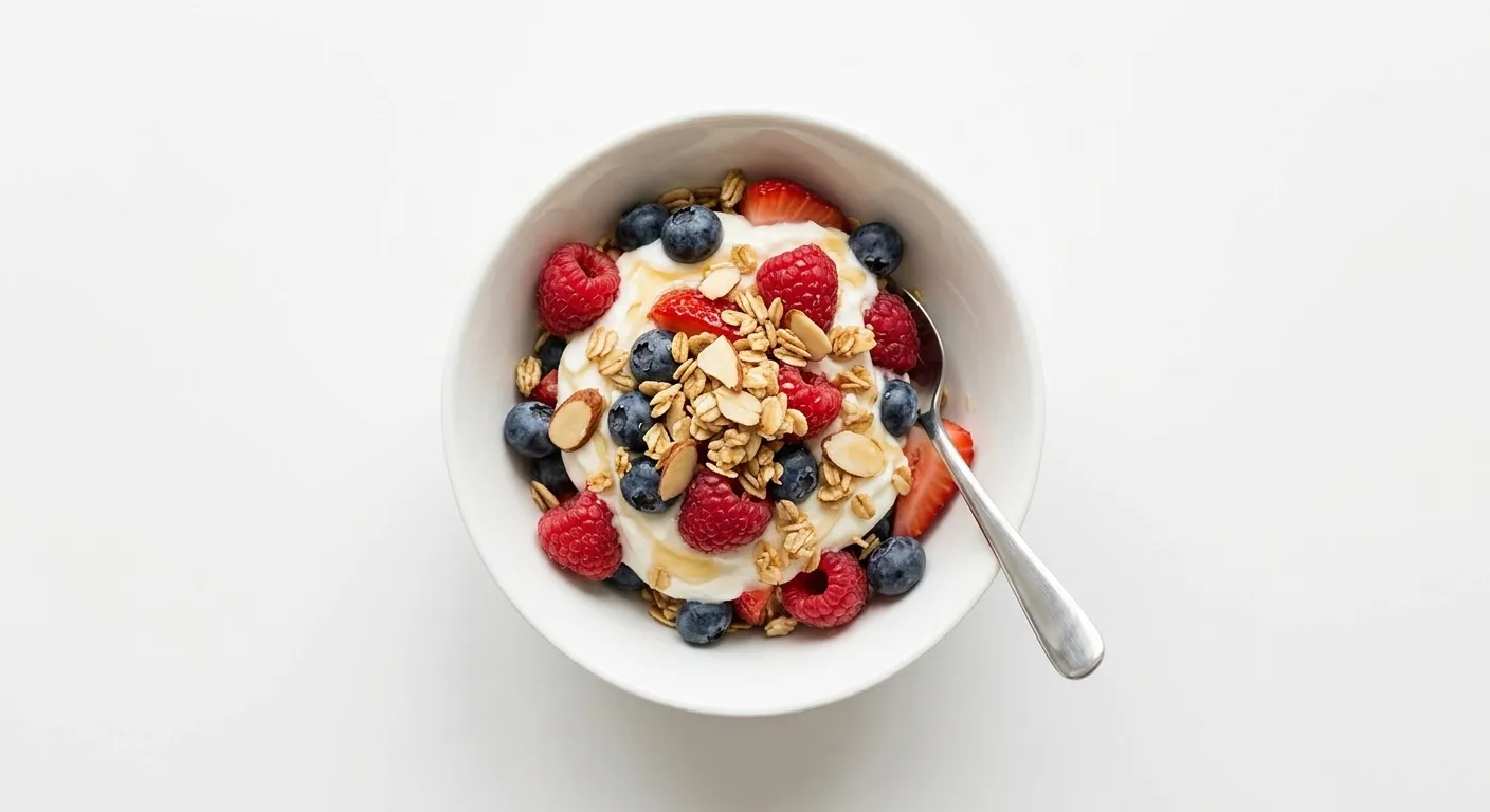 Berry Almond Yogurt Parfait
