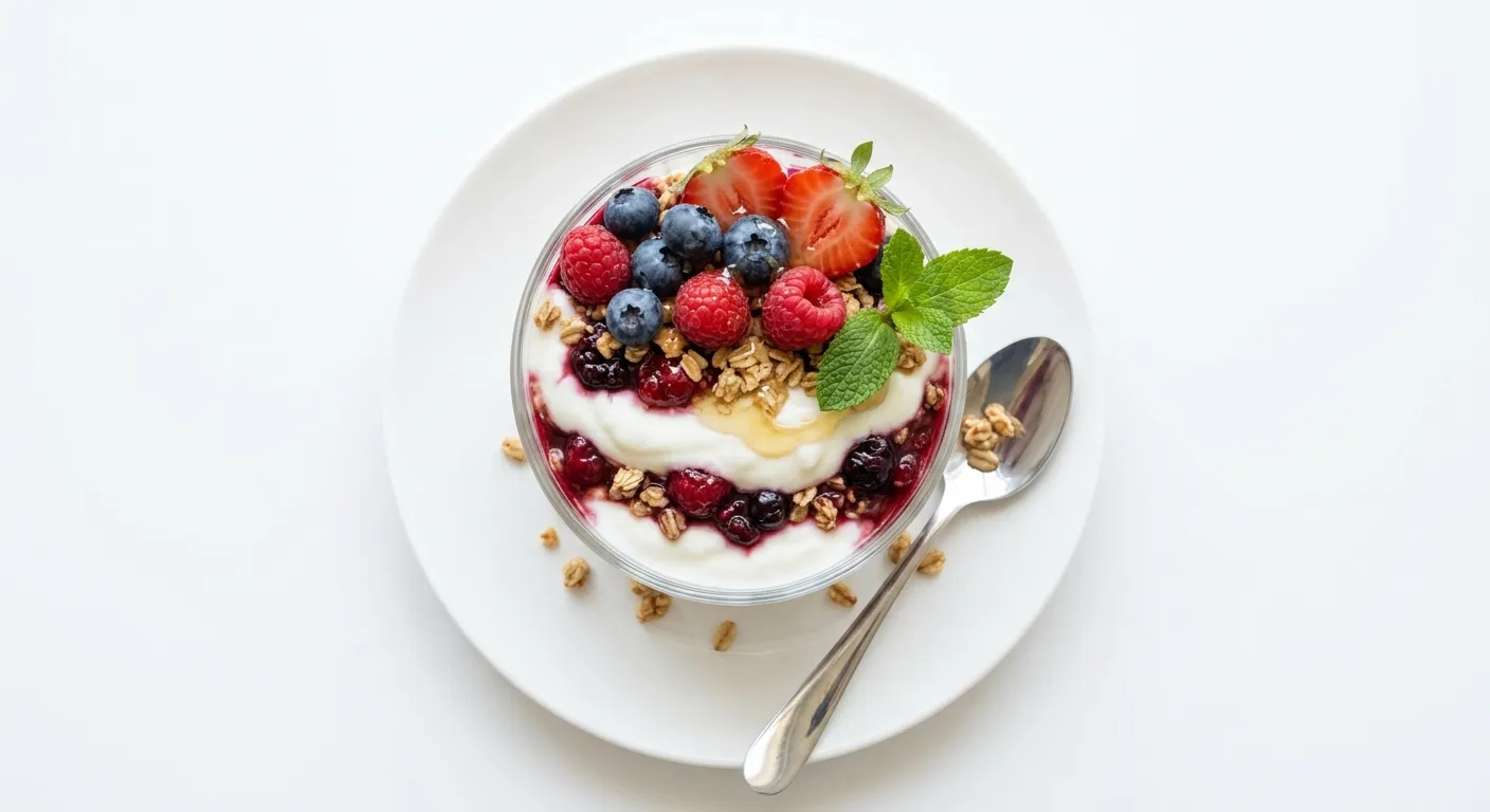 Autumn Berry and Yogurt Parfait