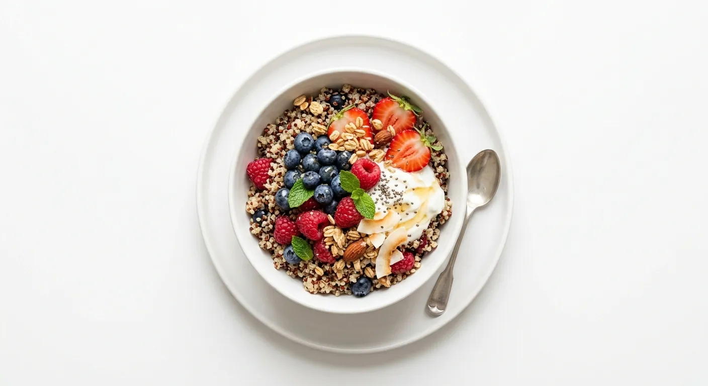 Berry Quinoa Breakfast Bowl