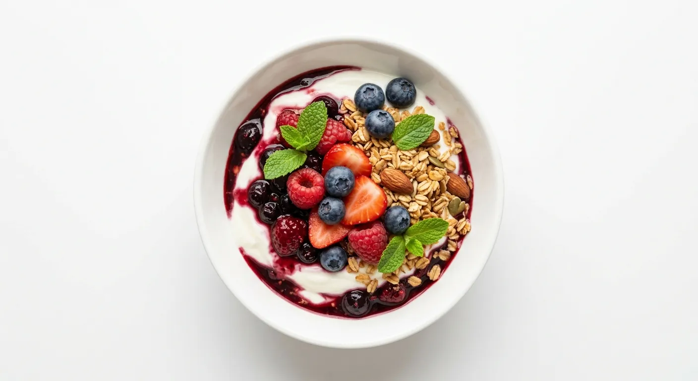 Autumn Berry Yogurt Parfait