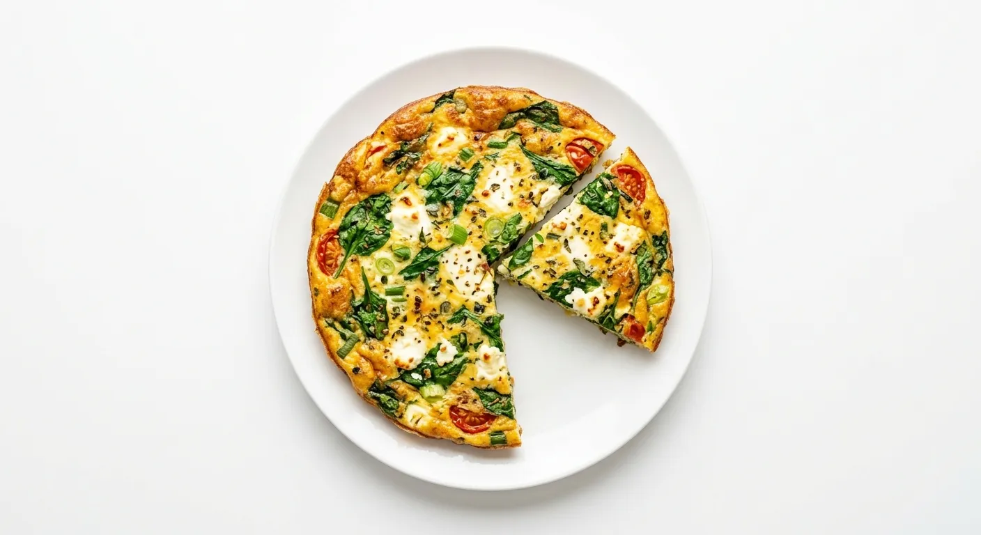 Breakfast Frittata with Spinach and Feta