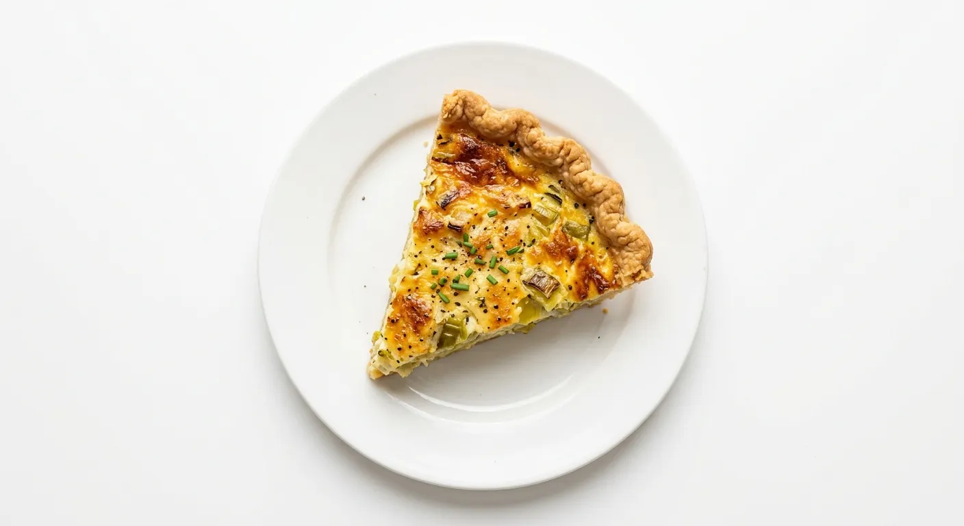 Autumn Breakfast Quiche with Leeks and Gruyère