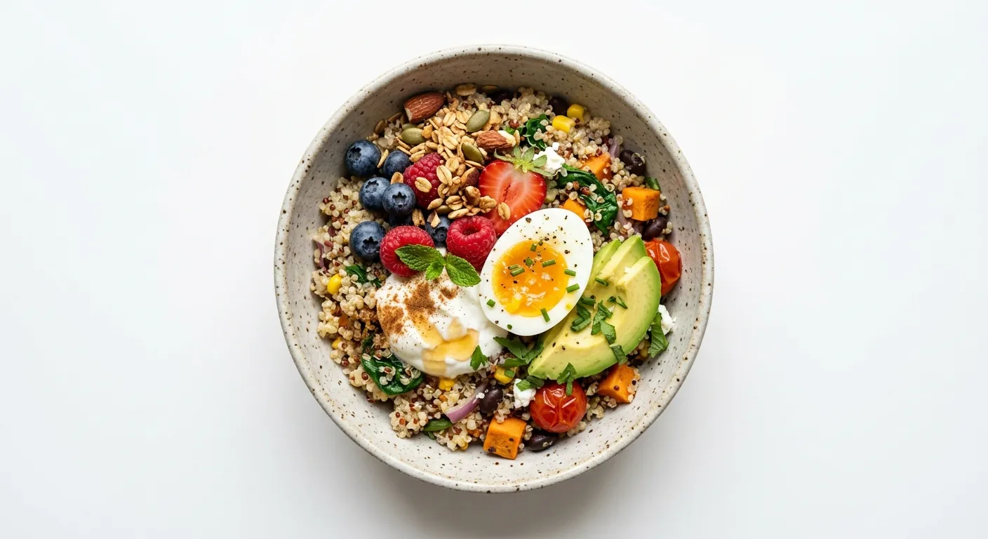 Autumn Breakfast Quinoa Bowl