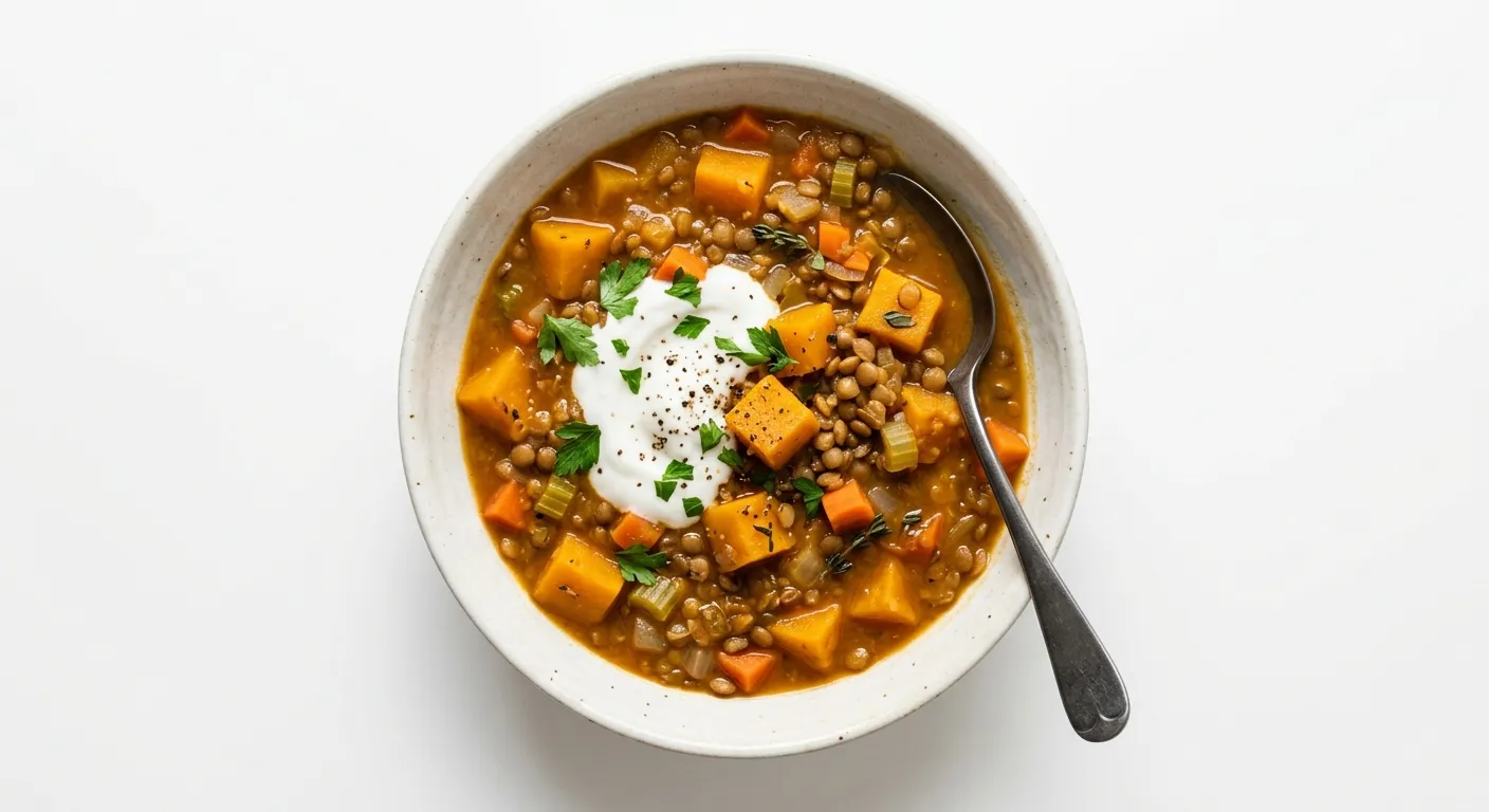 Butternut Squash and Lentil Stew