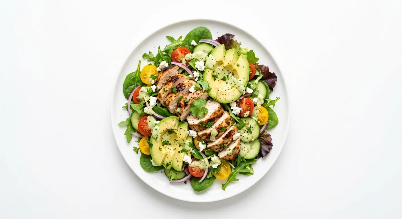 Keto Chicken and Avocado Salad