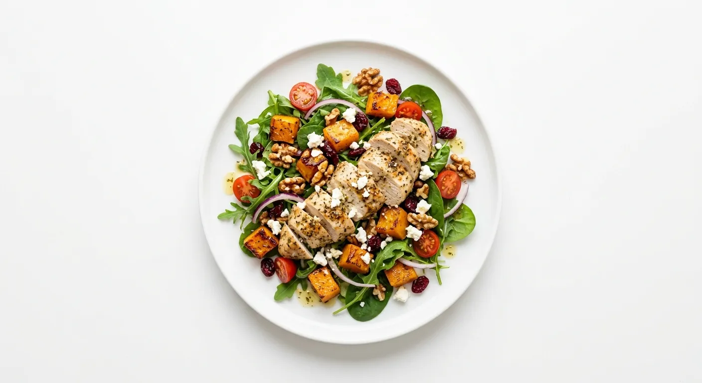 Autumn Chicken and Butternut Squash Salad