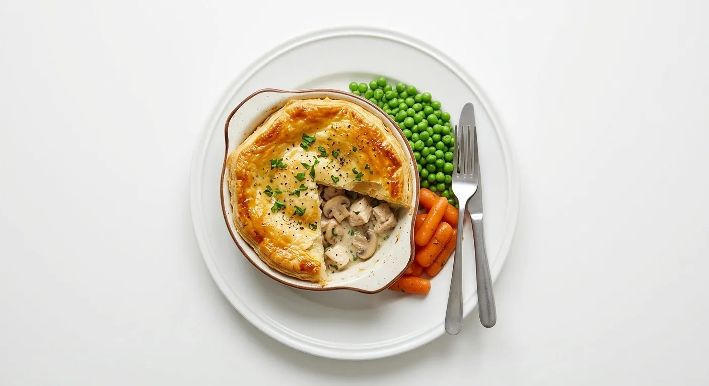 Hearty Chicken and Mushroom Pie