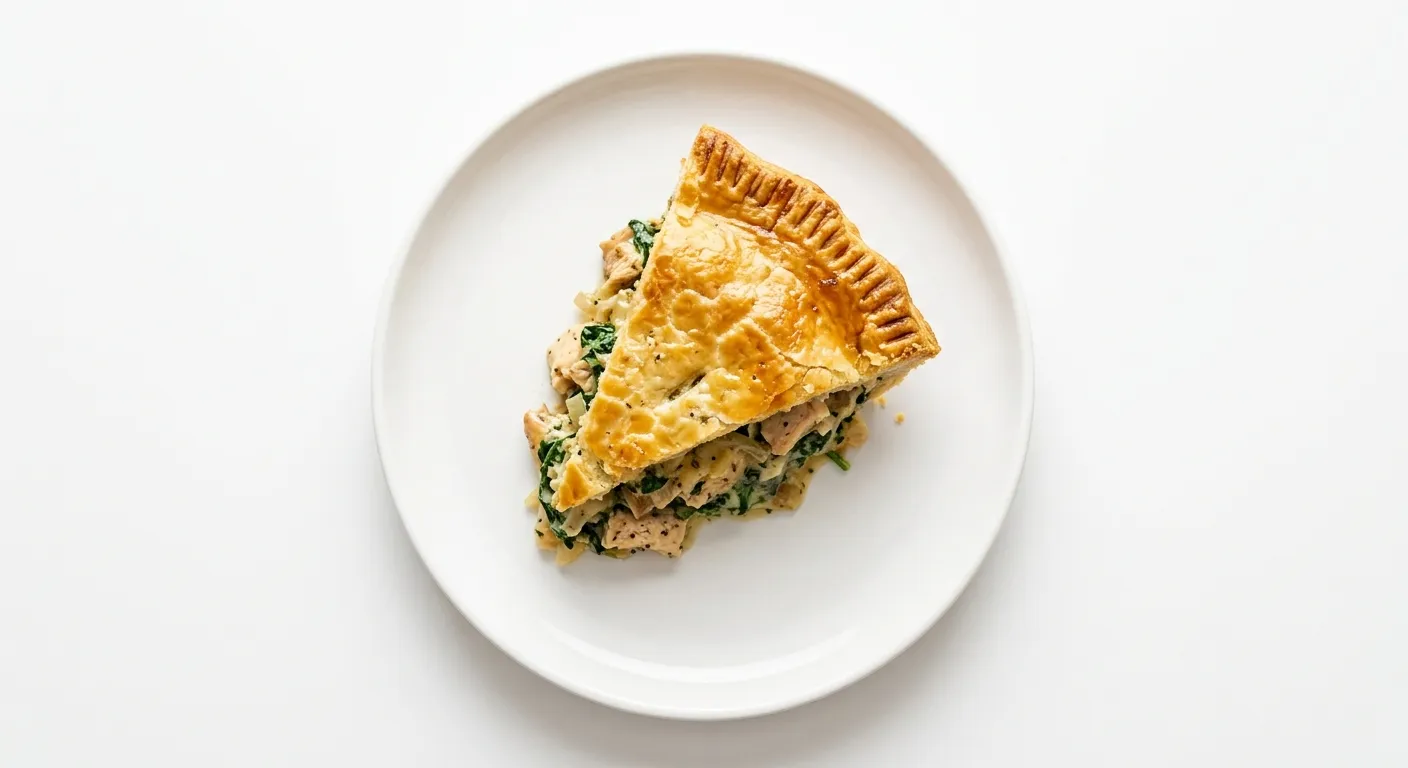 Keto Chicken and Spinach Pie