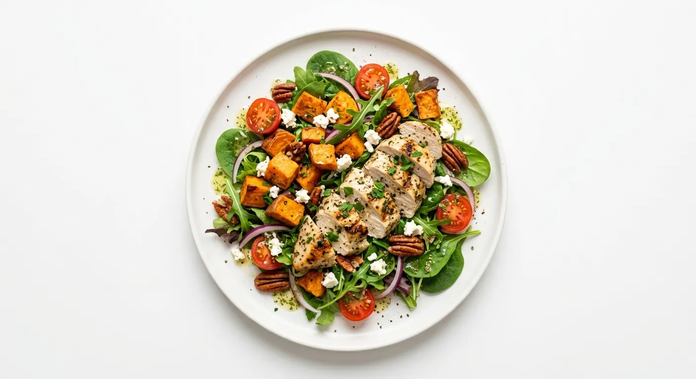 Autumn Chicken and Sweet Potato Salad