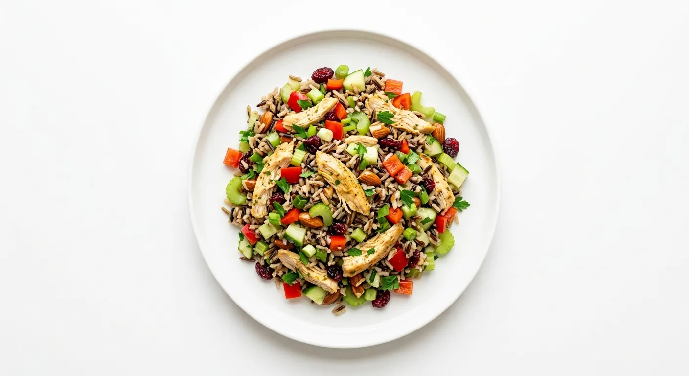 Autumn Chicken and Wild Rice Salad