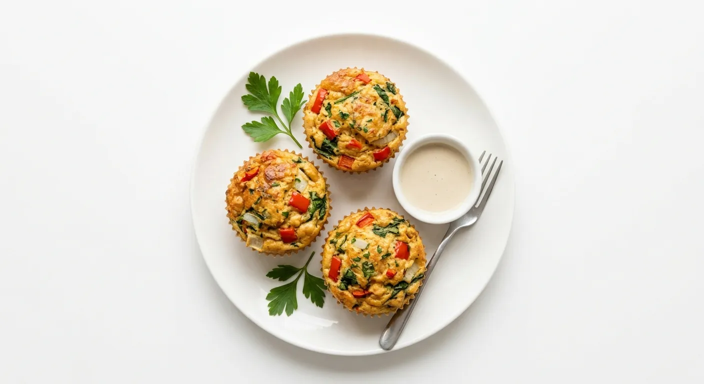 Chickpea Frittata Muffins