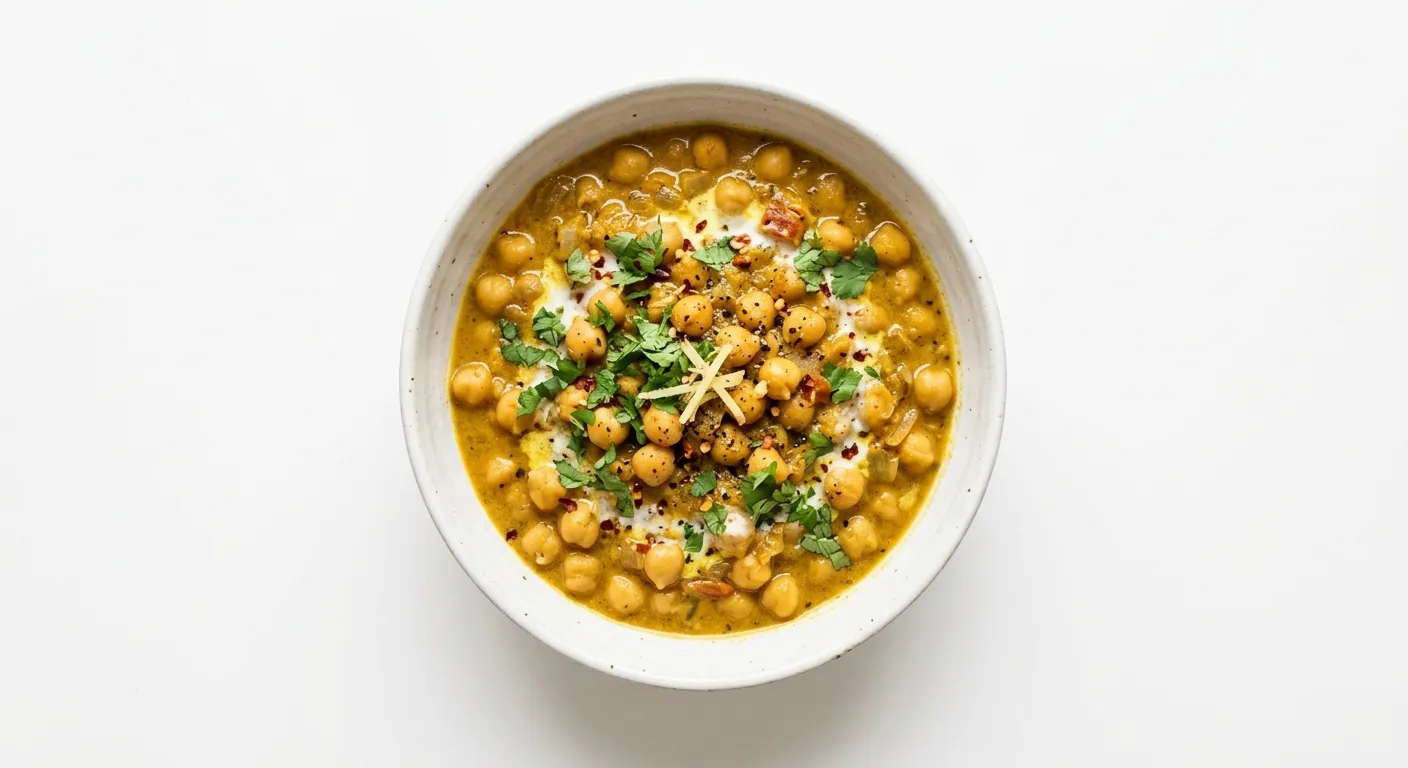 Chickpeas in Coconut Sauce