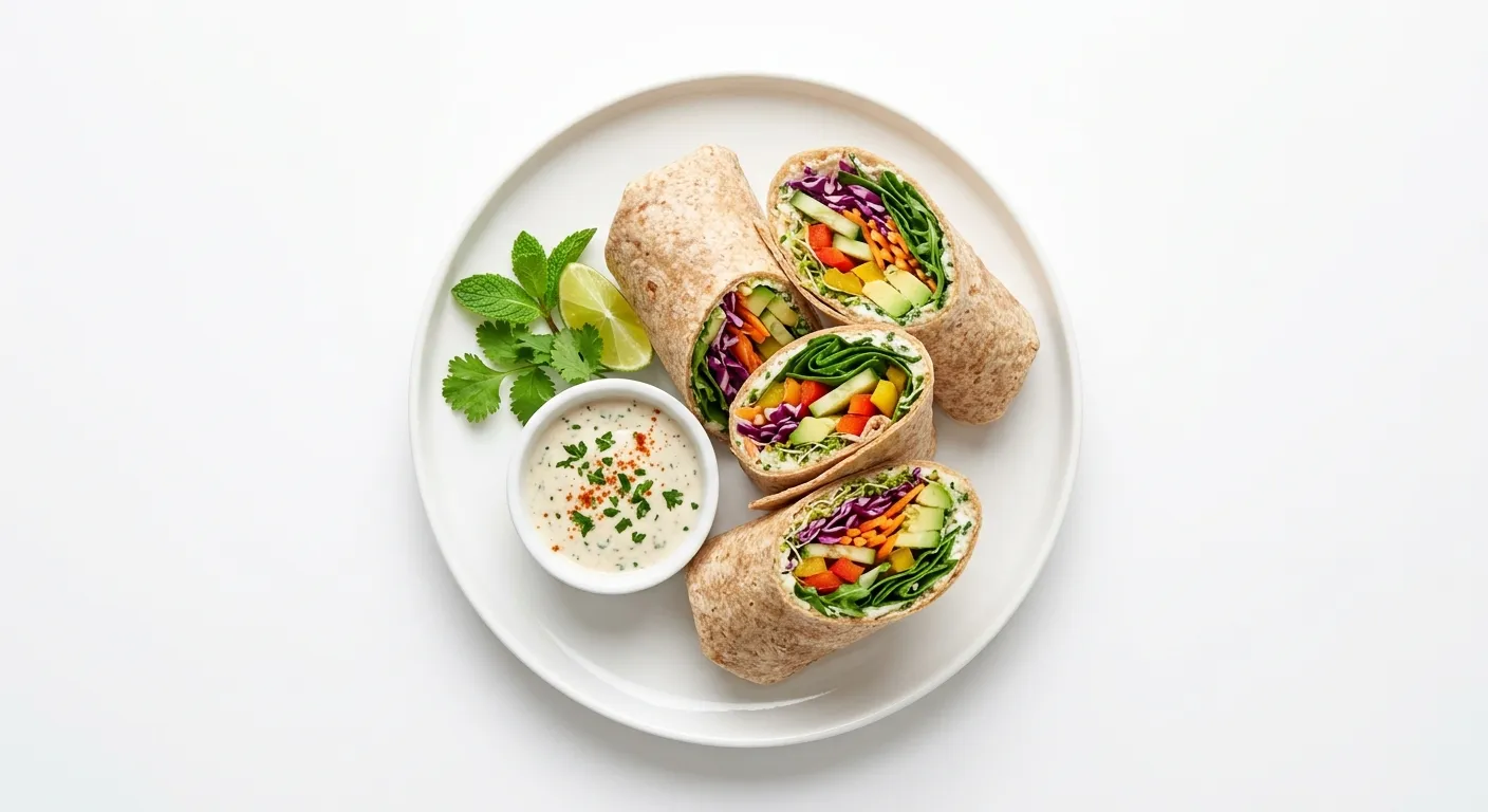 Colorful Veggie Wraps