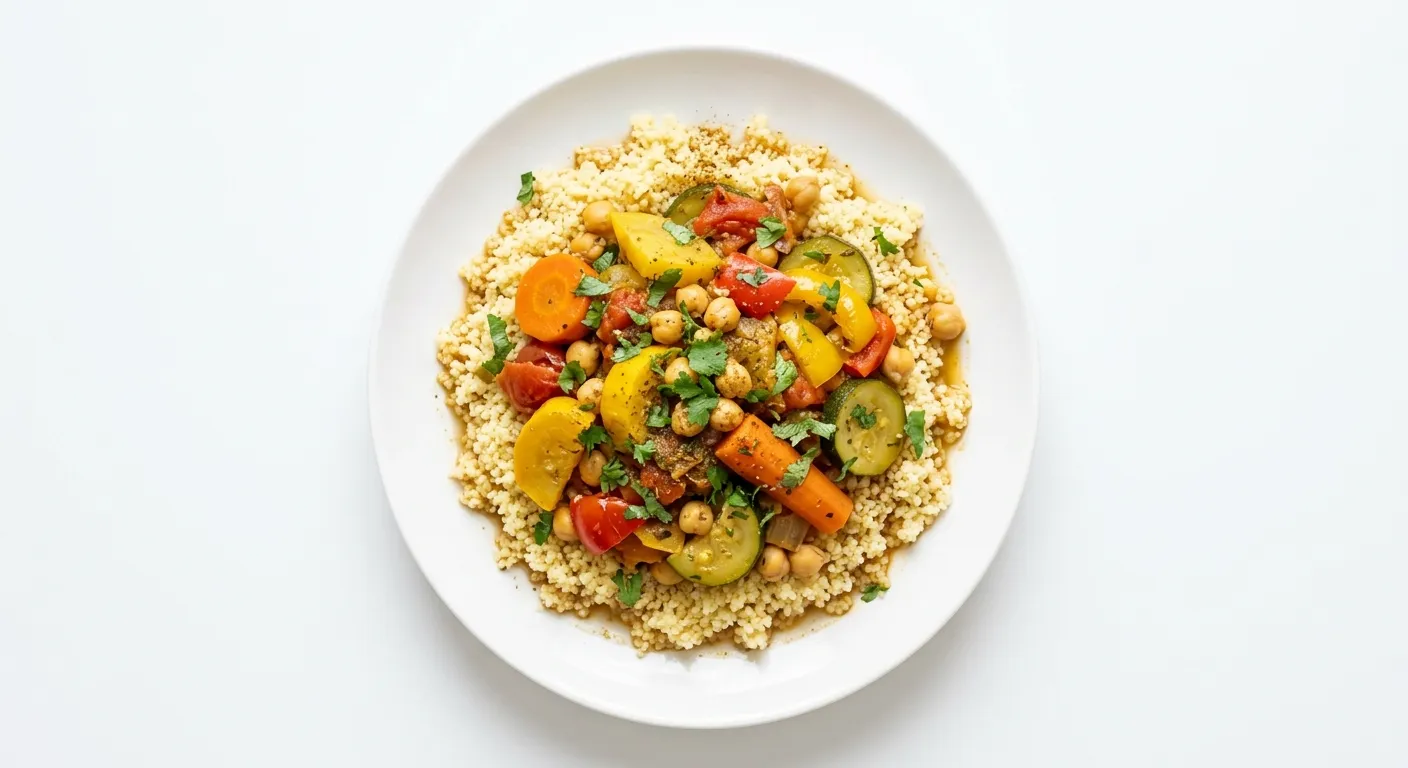 Couscous aux légumes et pois chiches