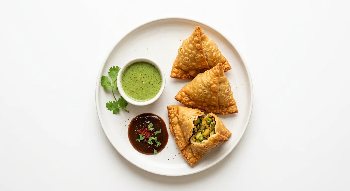 Crispy Punjabi Samosas with Spiced Potato Filling