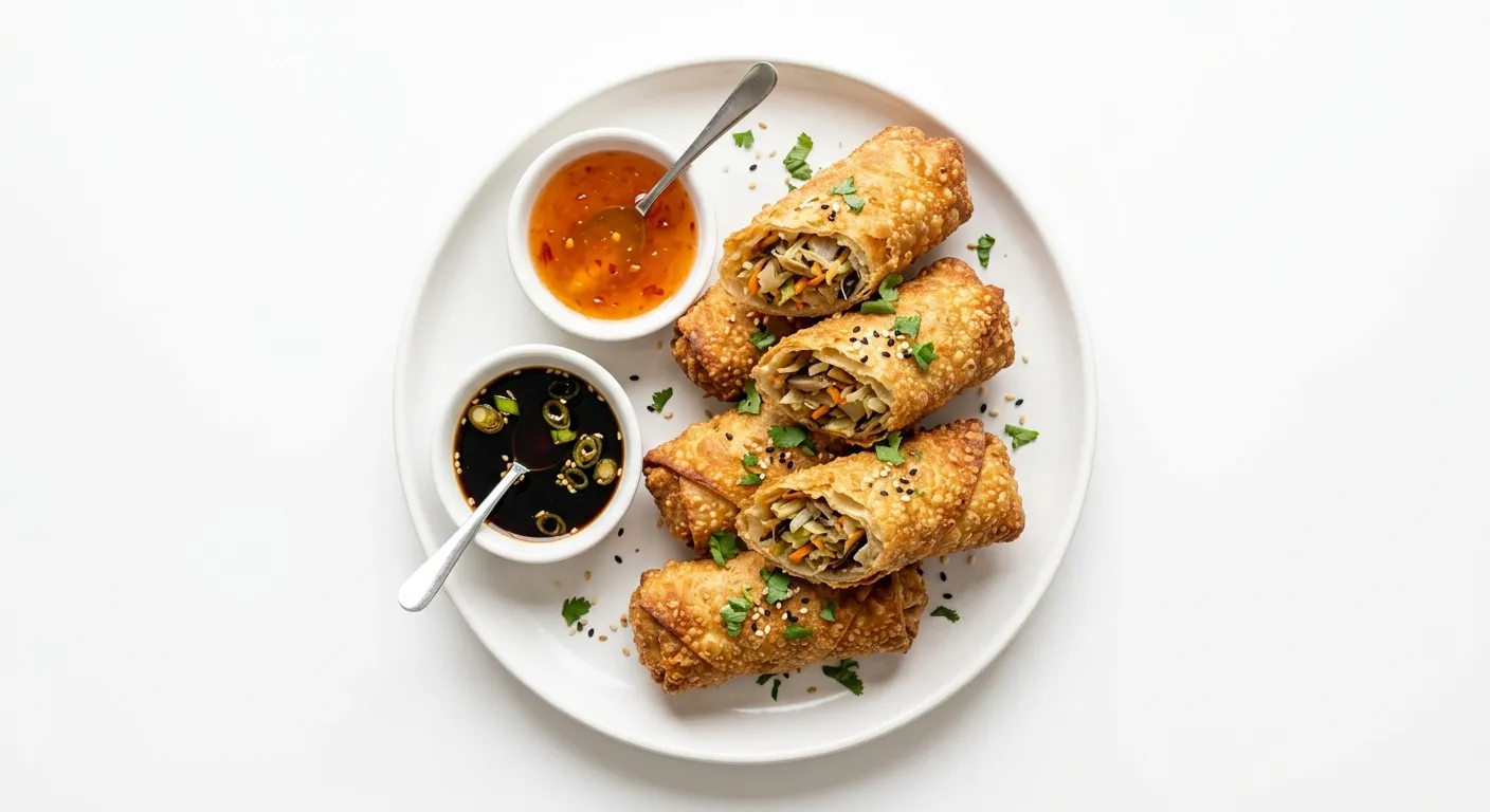 Crispy Vegan Egg Rolls