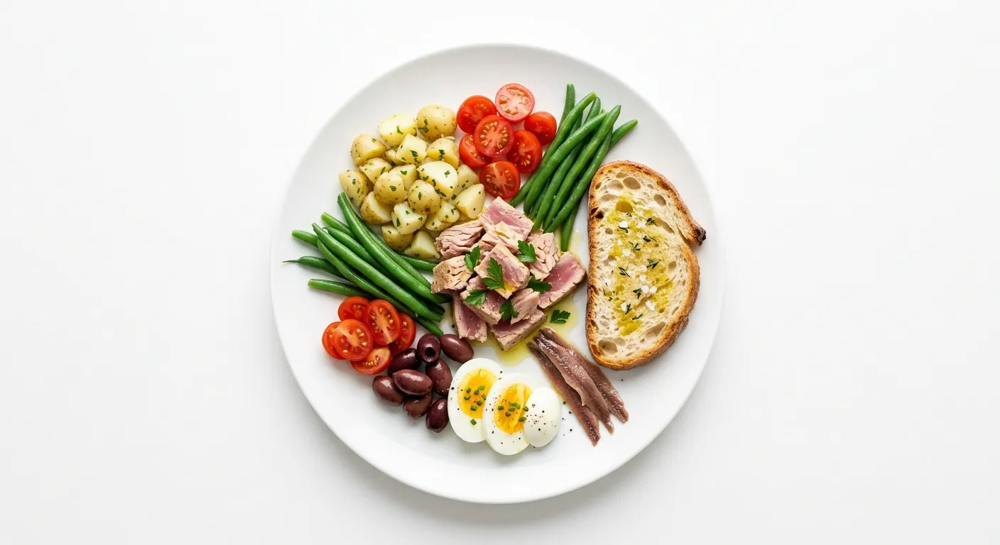 Deconstructed Tuna Niçoise Sandwich