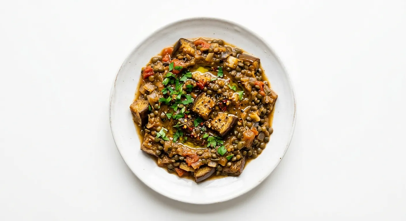 Eggplant and Lentil Stew