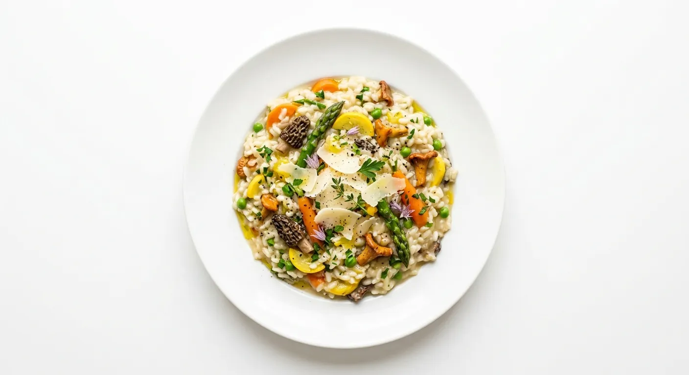 Elegant Seasonal Vegetable Risotto