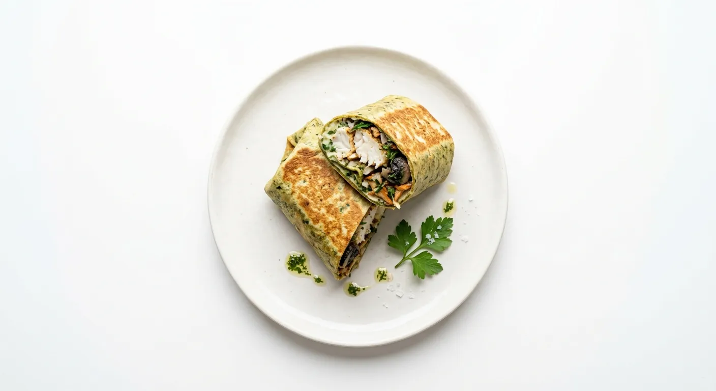 French Fusion Fish and Snail Wrap