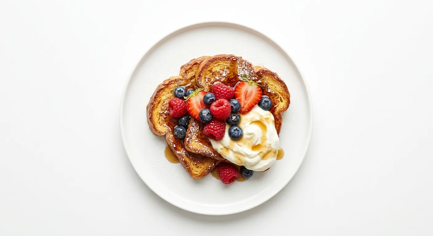 French Toast with Berries and Yogurt