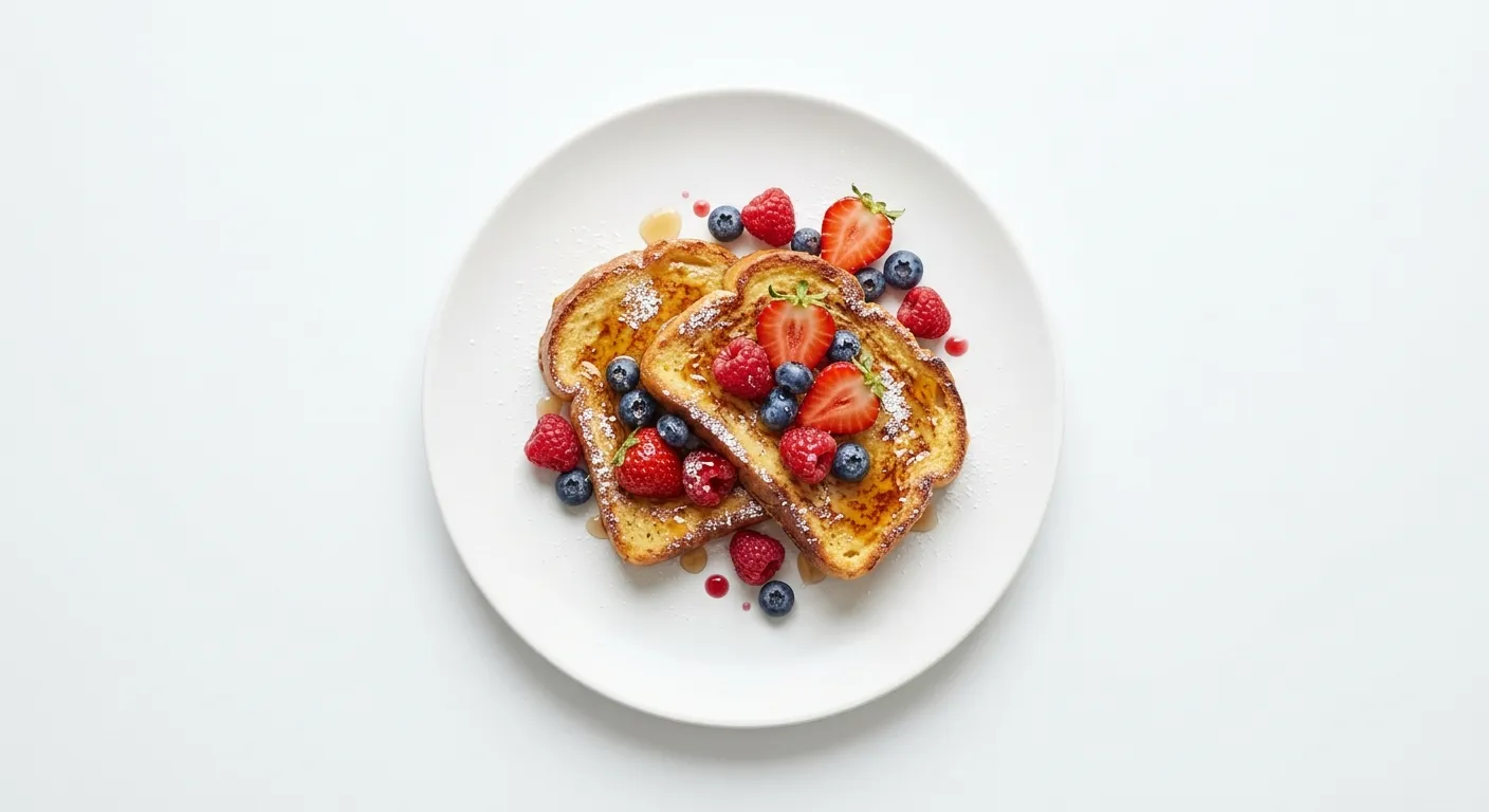 French Toast with Seasonal Berries