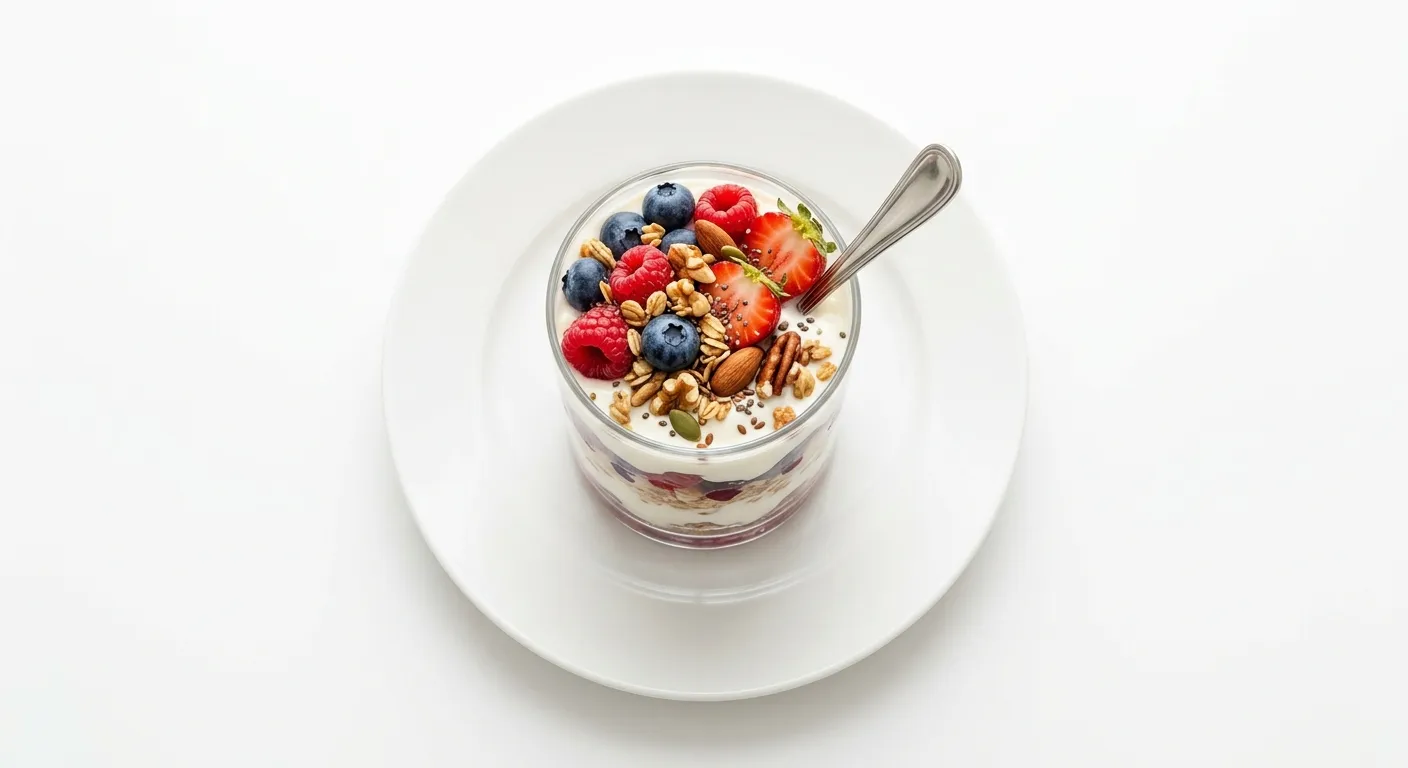 Fruit and Nut Yogurt Parfait
