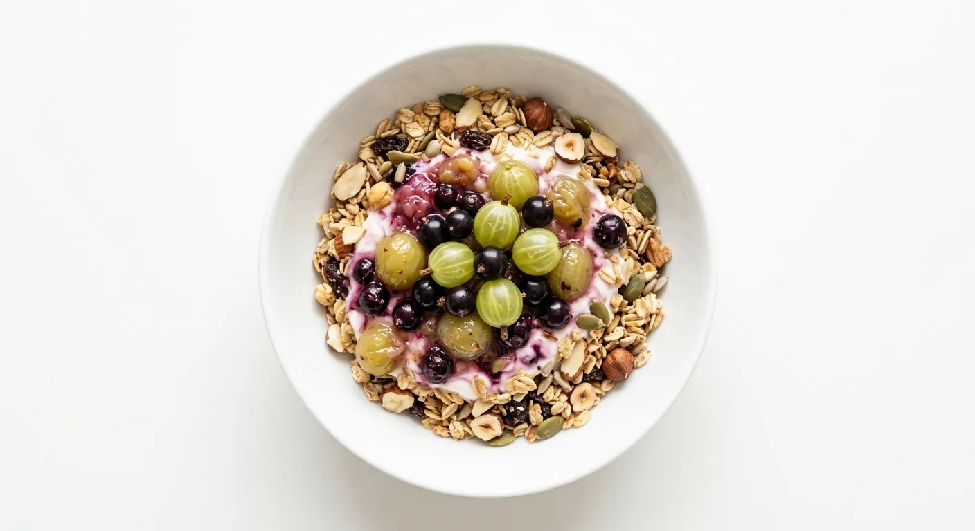 Gooseberry and Blackcurrant Breakfast Muesli