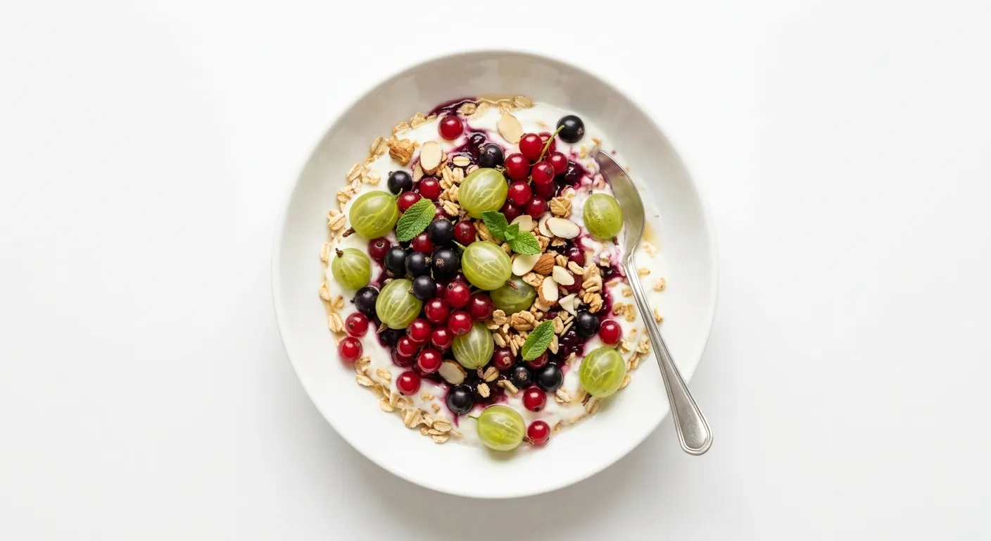 Gooseberry and Currant Breakfast Bowl
