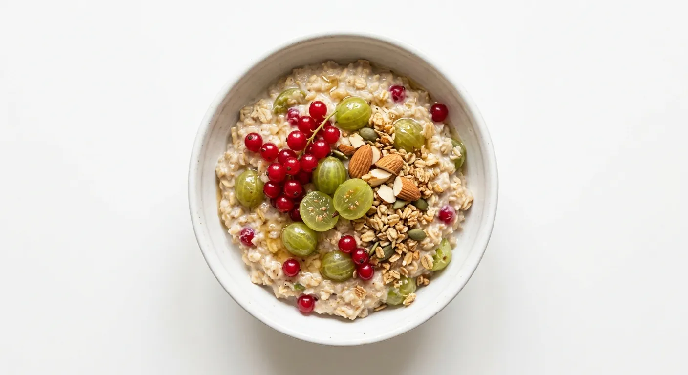 Gooseberry and Currant Breakfast Oatmeal